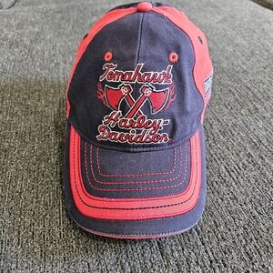 Harley Davidson Unisex Tomahawk Atlanta Braves Collaboration Fitted Hat